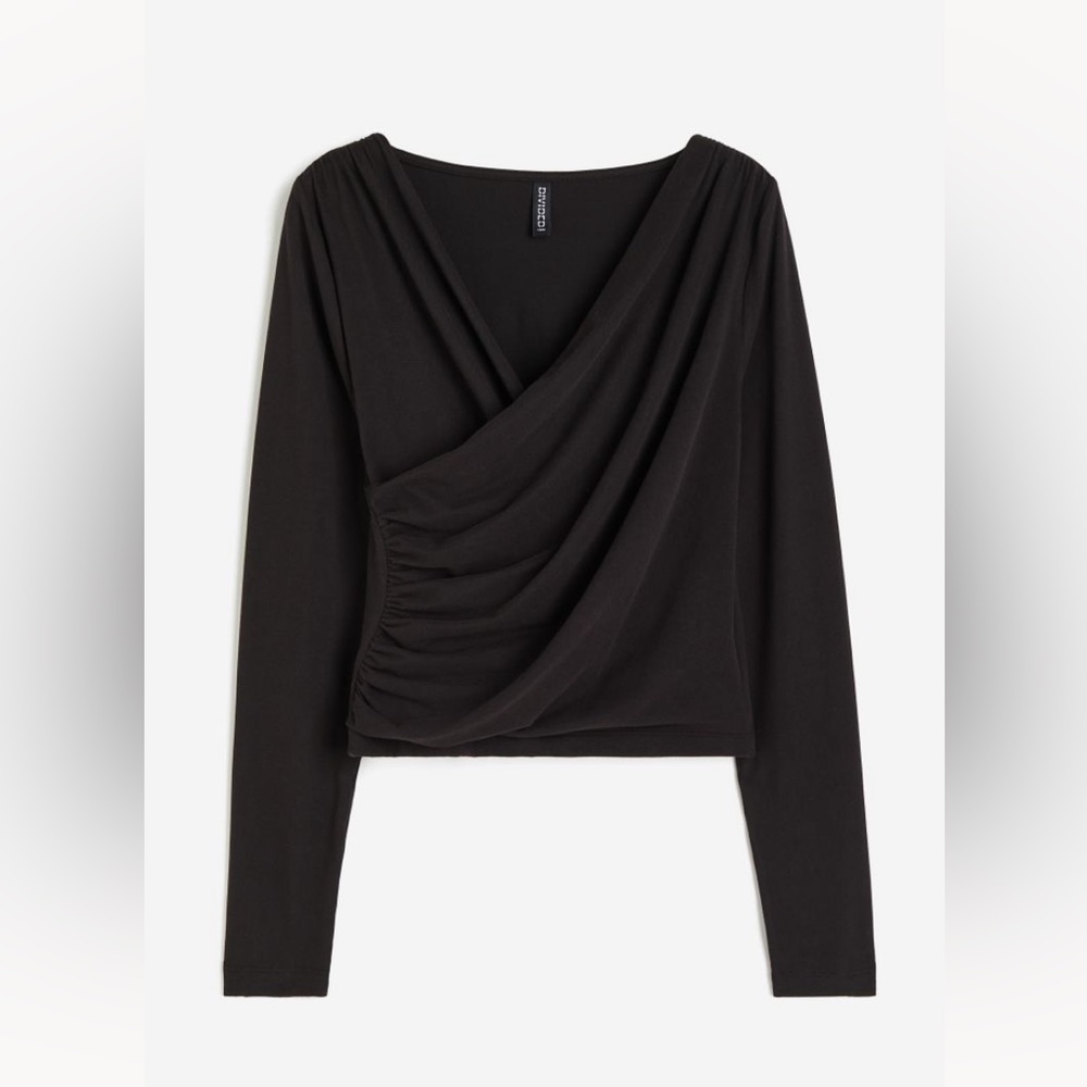 H&M Jersey wrap top